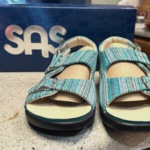 SAS Relaxed Sandal in Teal and other colors